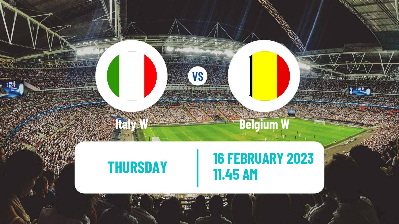 Soccer Arnold Clark Cup Women Italy W - Belgium W