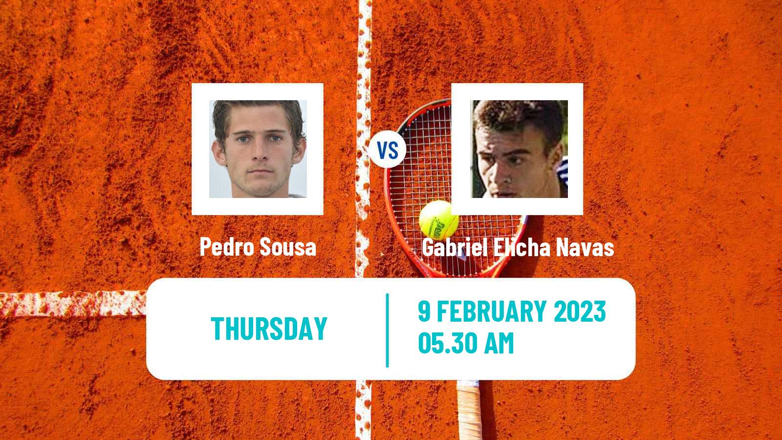 Tennis ITF Tournaments Pedro Sousa - Gabriel Elicha Navas