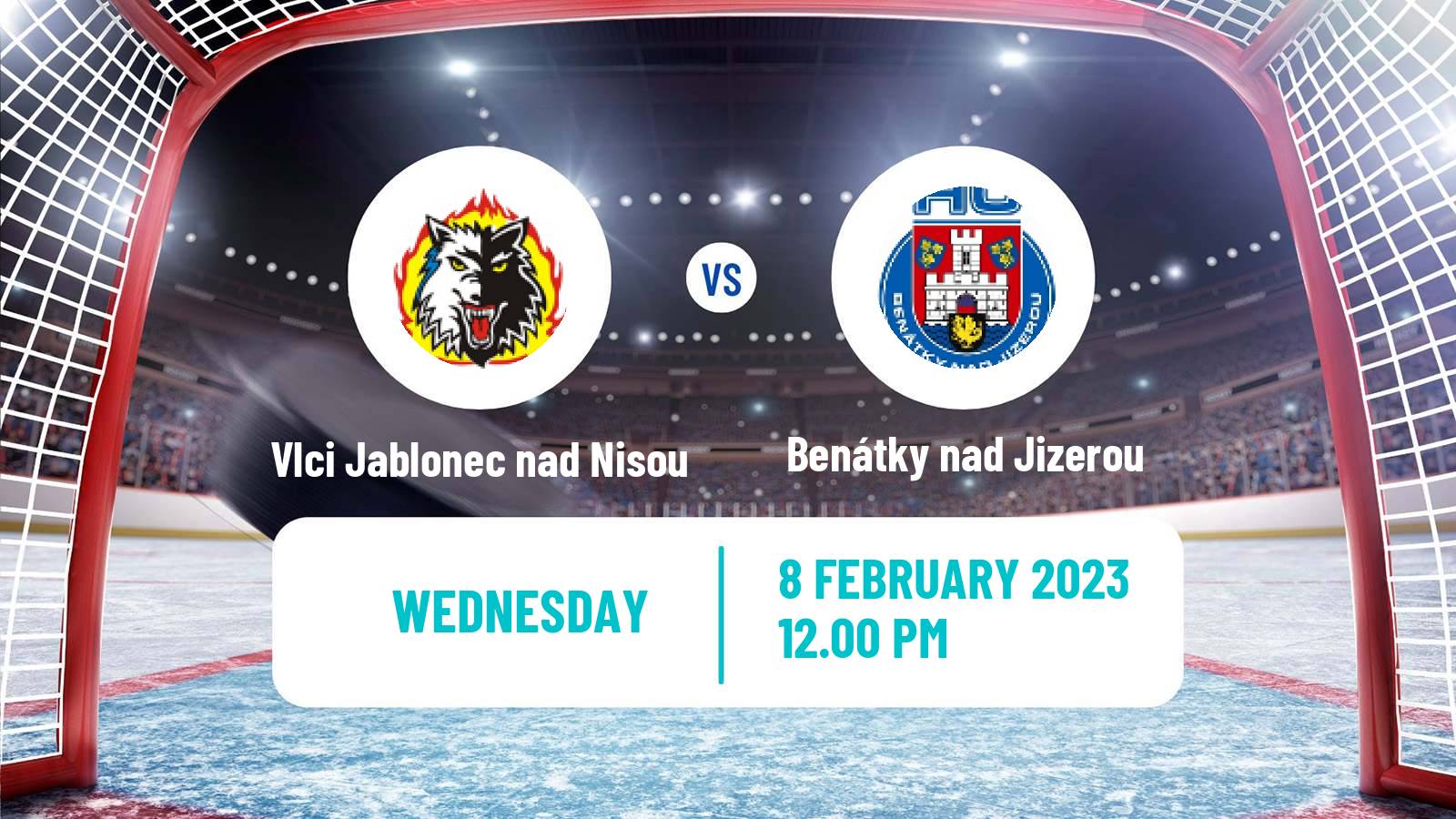 Hockey Czech 2 Liga Hockey West Vlci Jablonec nad Nisou - Benátky nad Jizerou