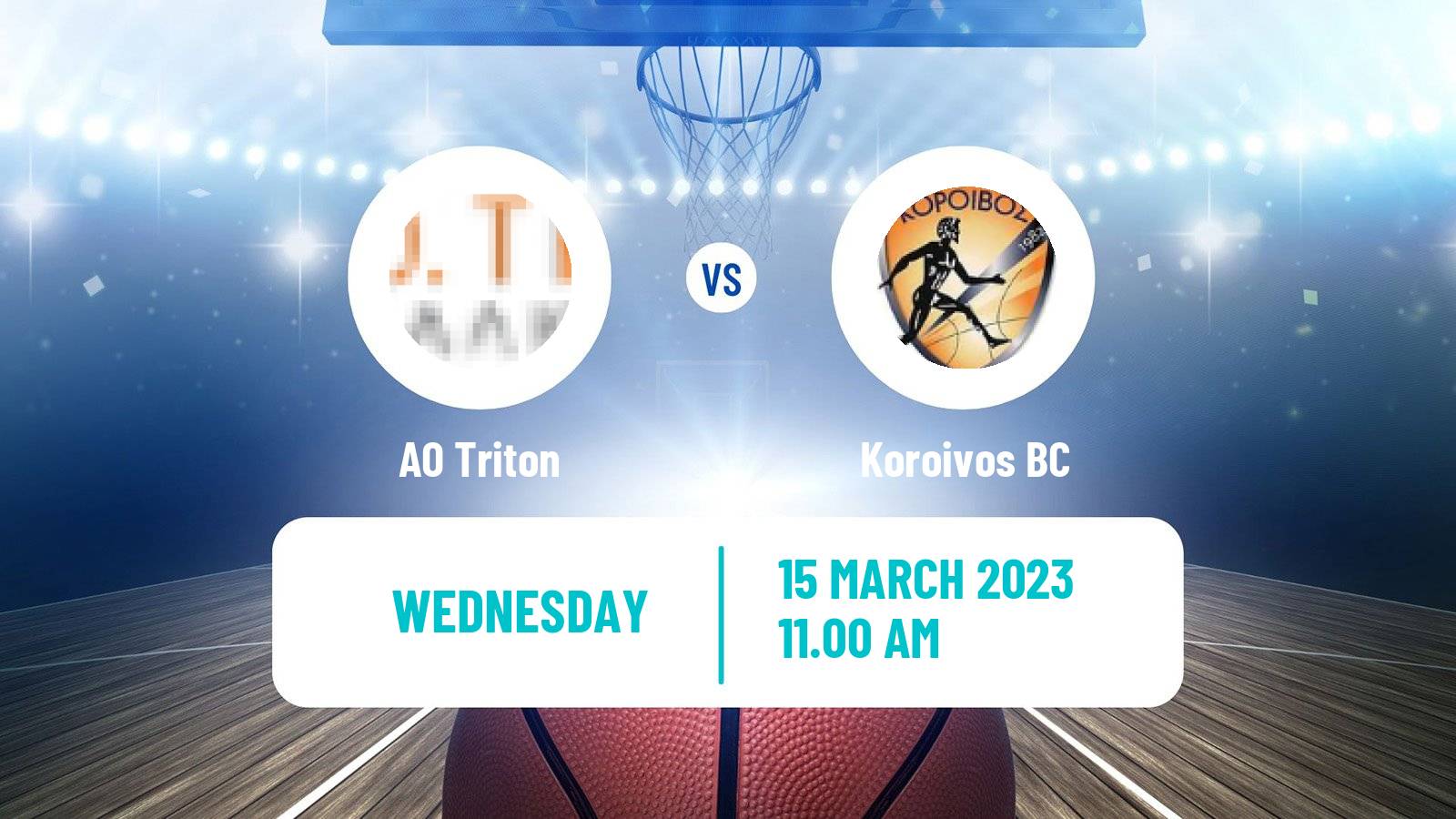 Basketball Greek Elite League Basketball Triton - Koroivos