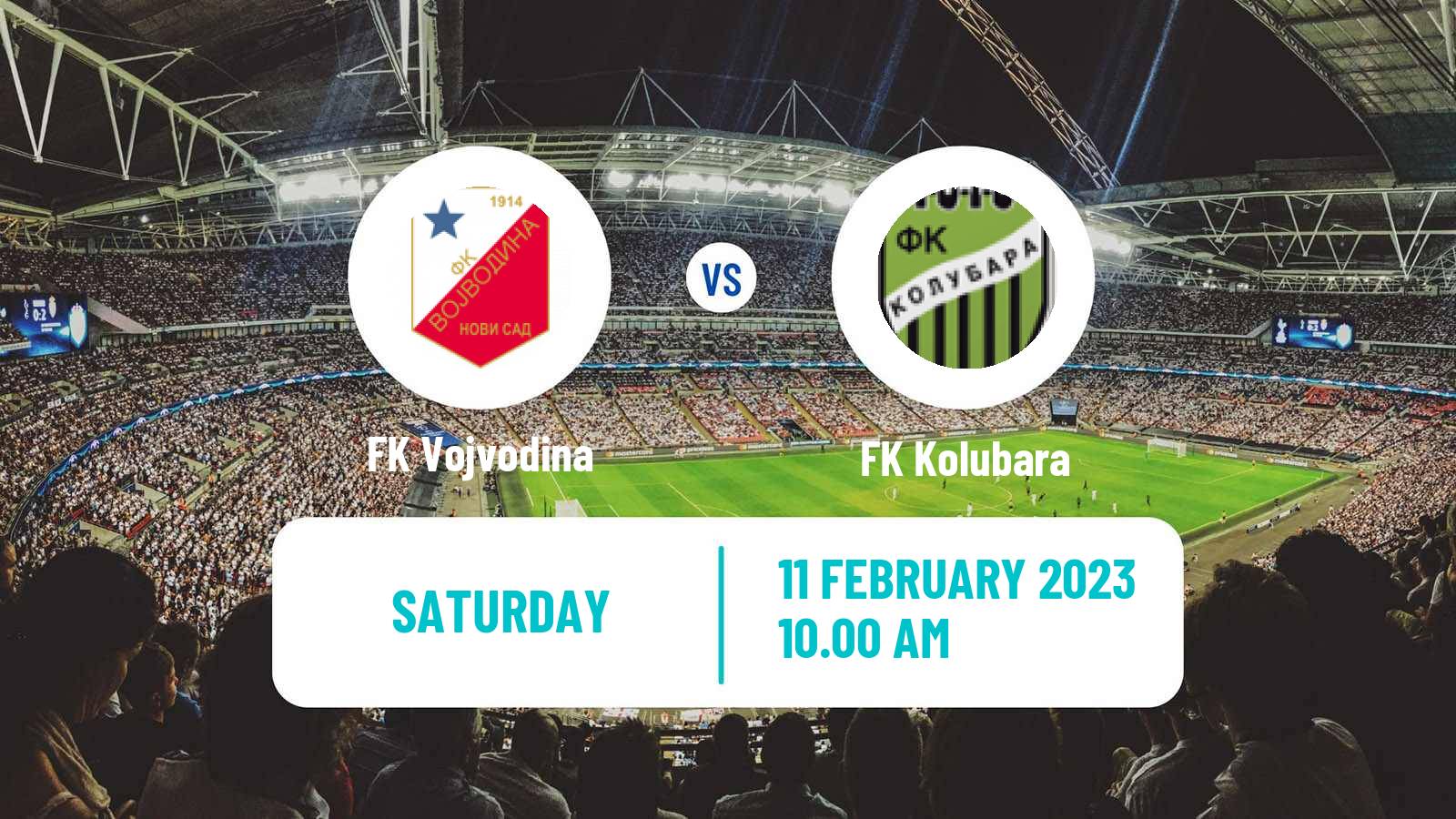 Soccer Serbian Superliga Vojvodina - Kolubara