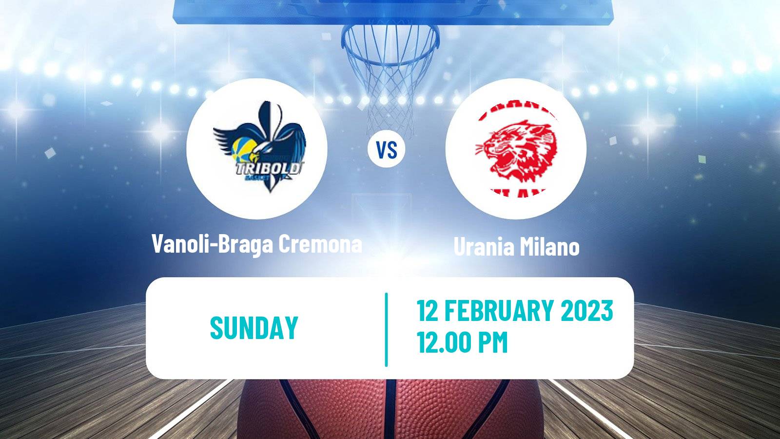 Basketball Italian Serie A2 Basketball Vanoli-Braga Cremona - Urania Milano