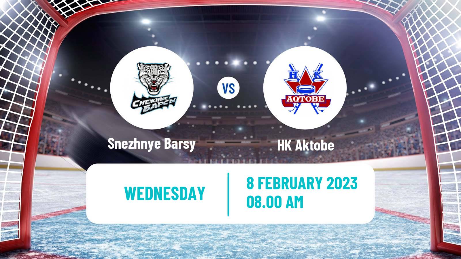 Hockey Kazakh Ice Hockey Championship Snezhnye Barsy - Aktobe