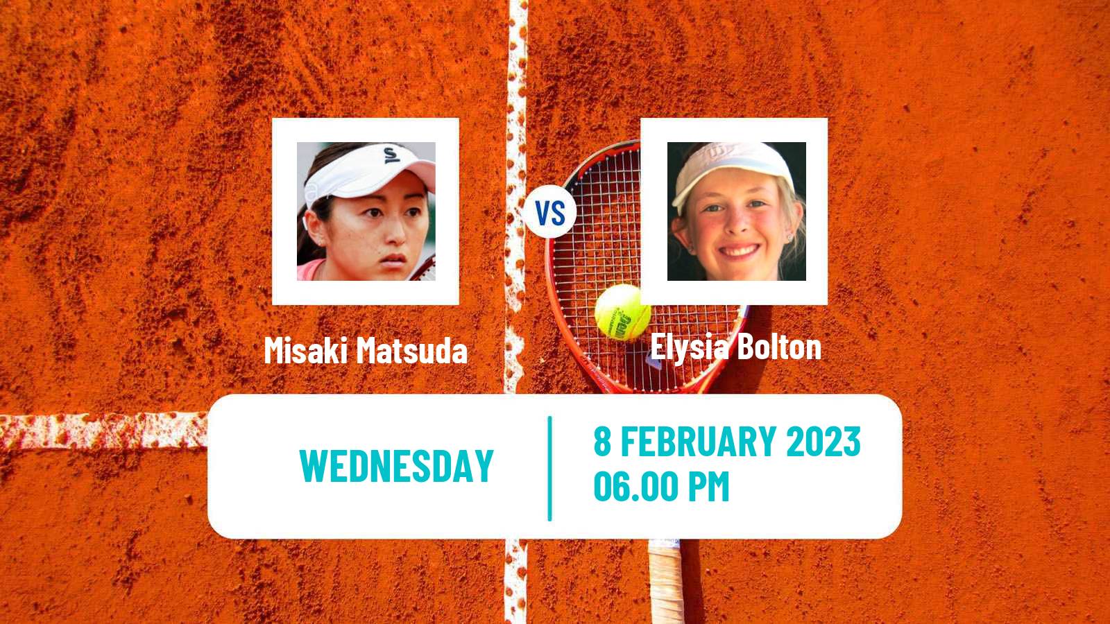 Tennis ITF Tournaments Misaki Matsuda - Elysia Bolton