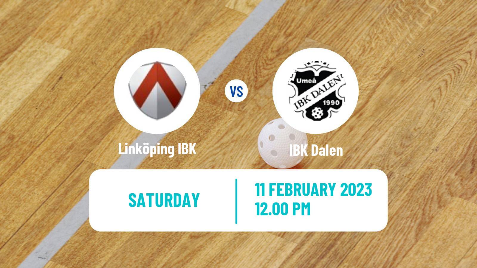 Floorball Swedish Superligan Floorball Linköping IBK - Dalen