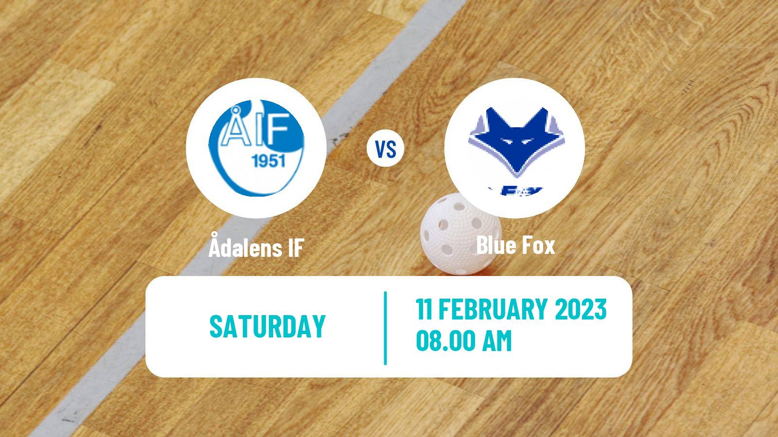 Floorball Finnish F-Liiga Women Ådalens IF - Blue Fox