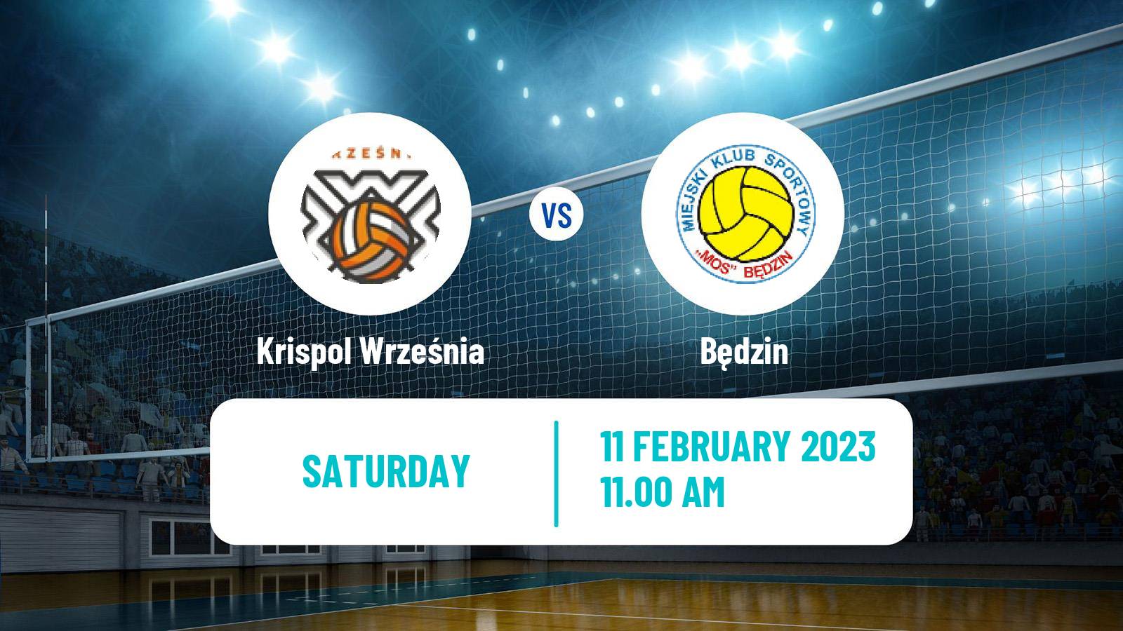 Volleyball Polish I Liga Volleyball Krispol Września - Będzin