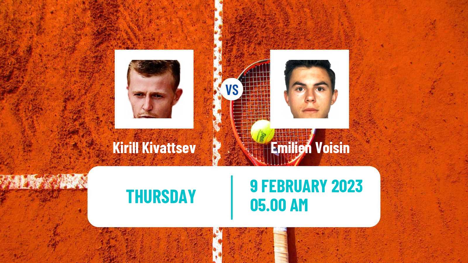 Tennis ITF Tournaments Kirill Kivattsev - Emilien Voisin