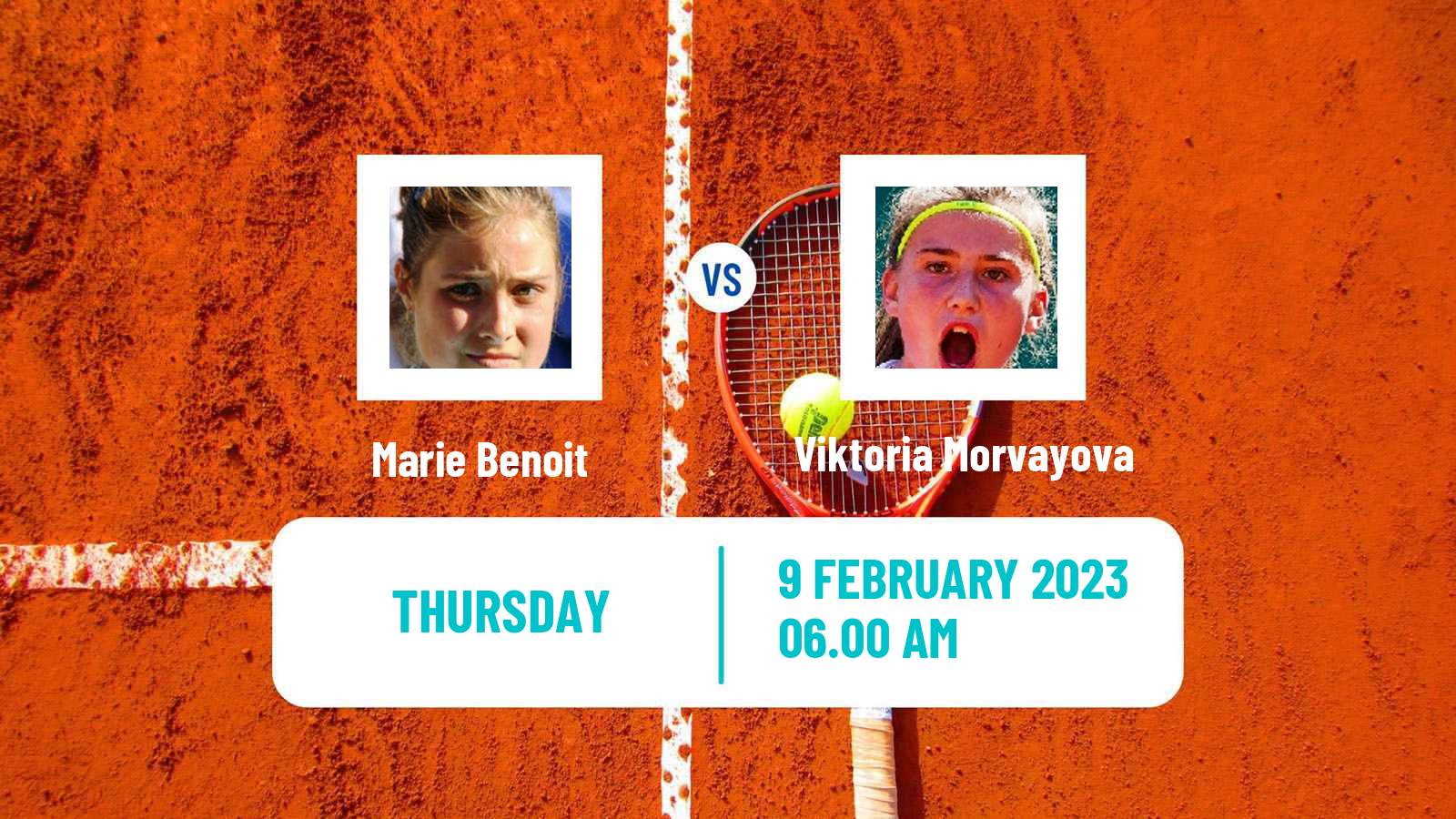 Tennis ITF Tournaments Marie Benoit - Viktoria Morvayova