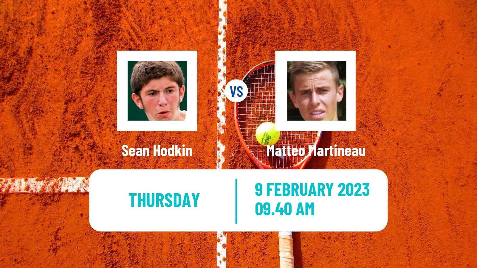 Tennis ITF Tournaments Sean Hodkin - Matteo Martineau