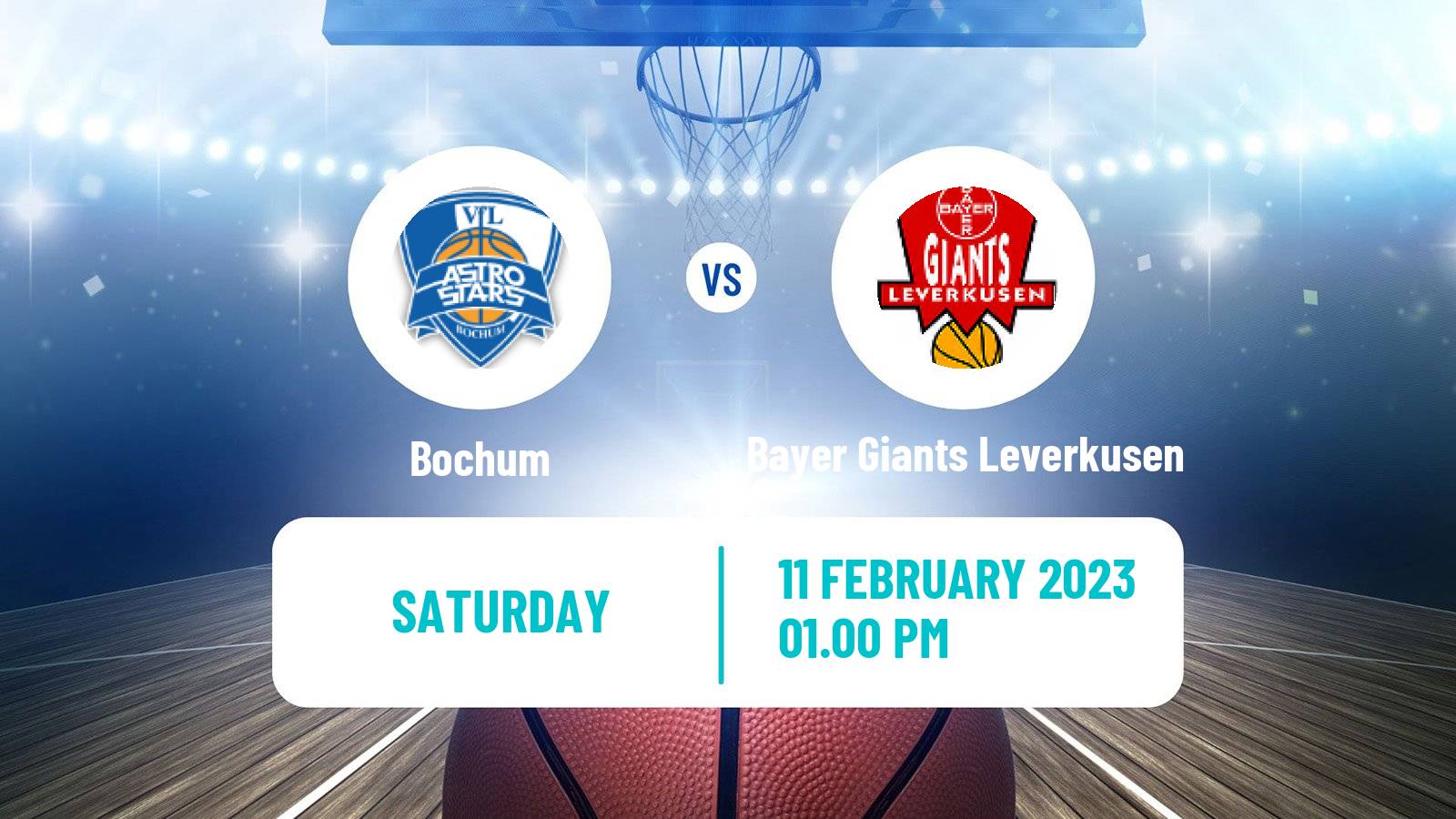 Basketball German Pro A Basketball Bochum - Bayer Giants Leverkusen