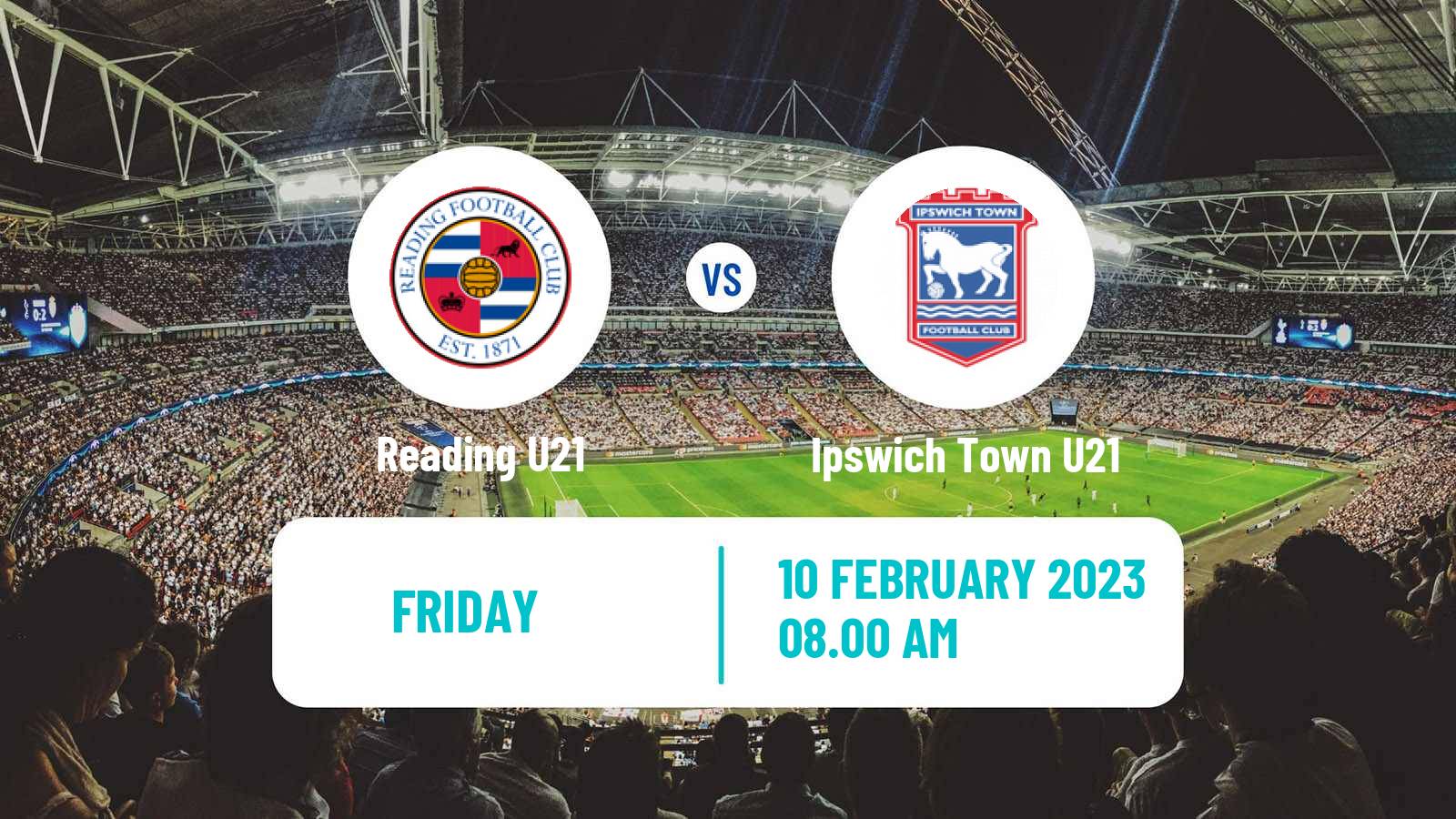 Soccer English Professional Development League Reading U21 - Ipswich Town U21