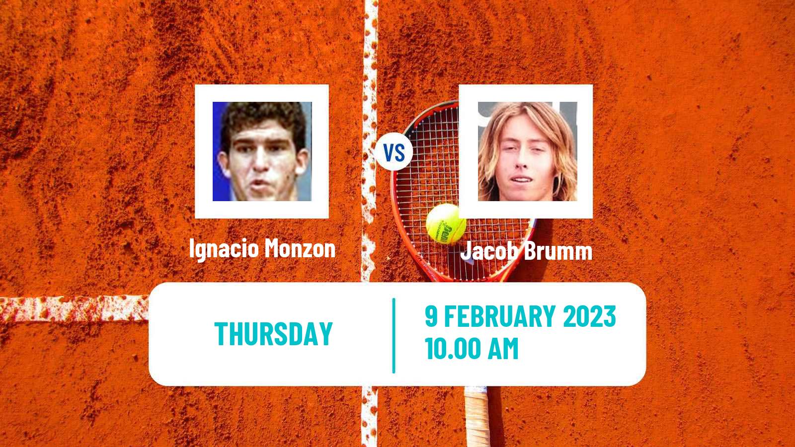 Tennis ITF Tournaments Ignacio Monzon - Jacob Brumm