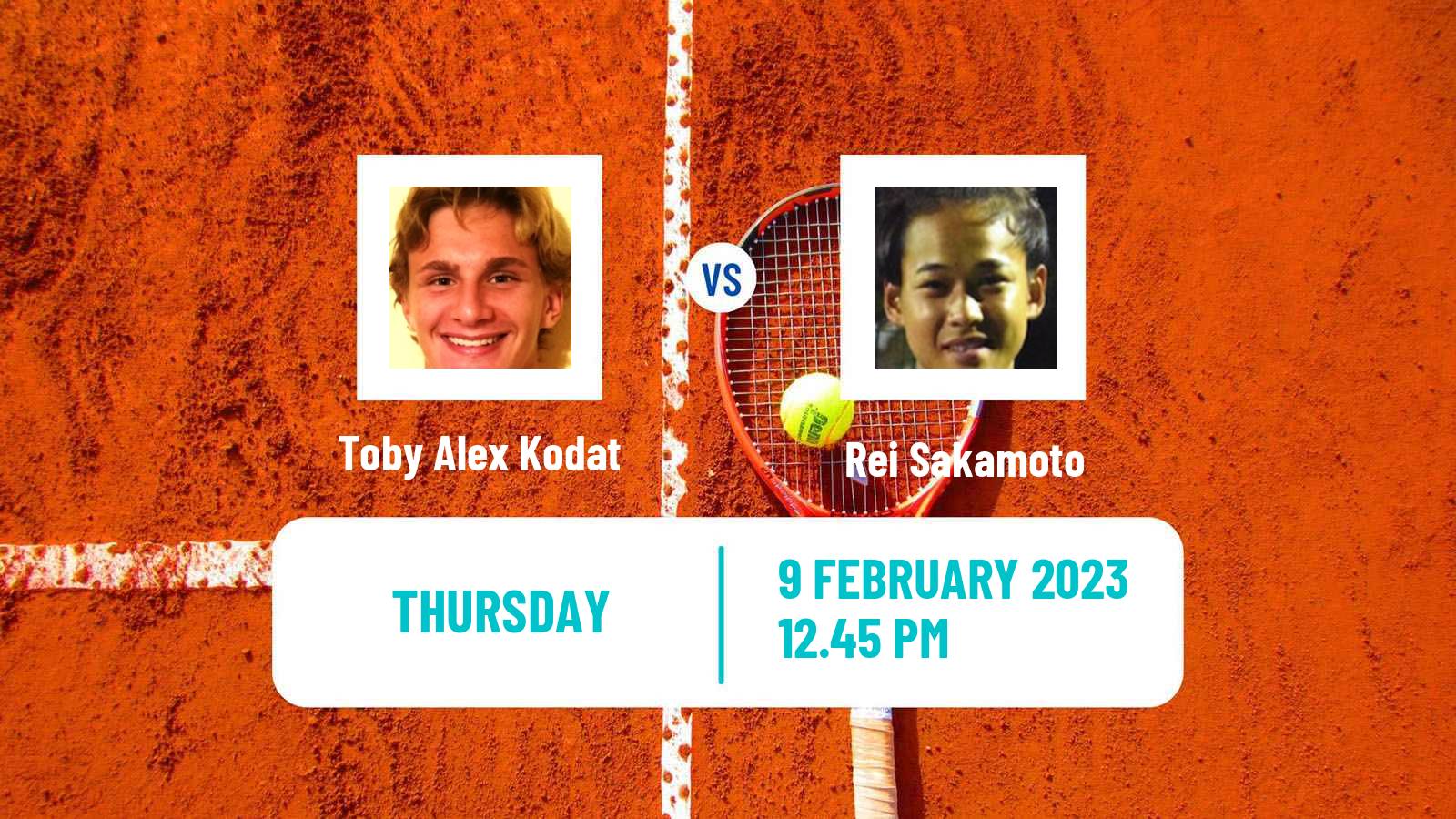 Tennis ITF Tournaments Toby Alex Kodat - Rei Sakamoto