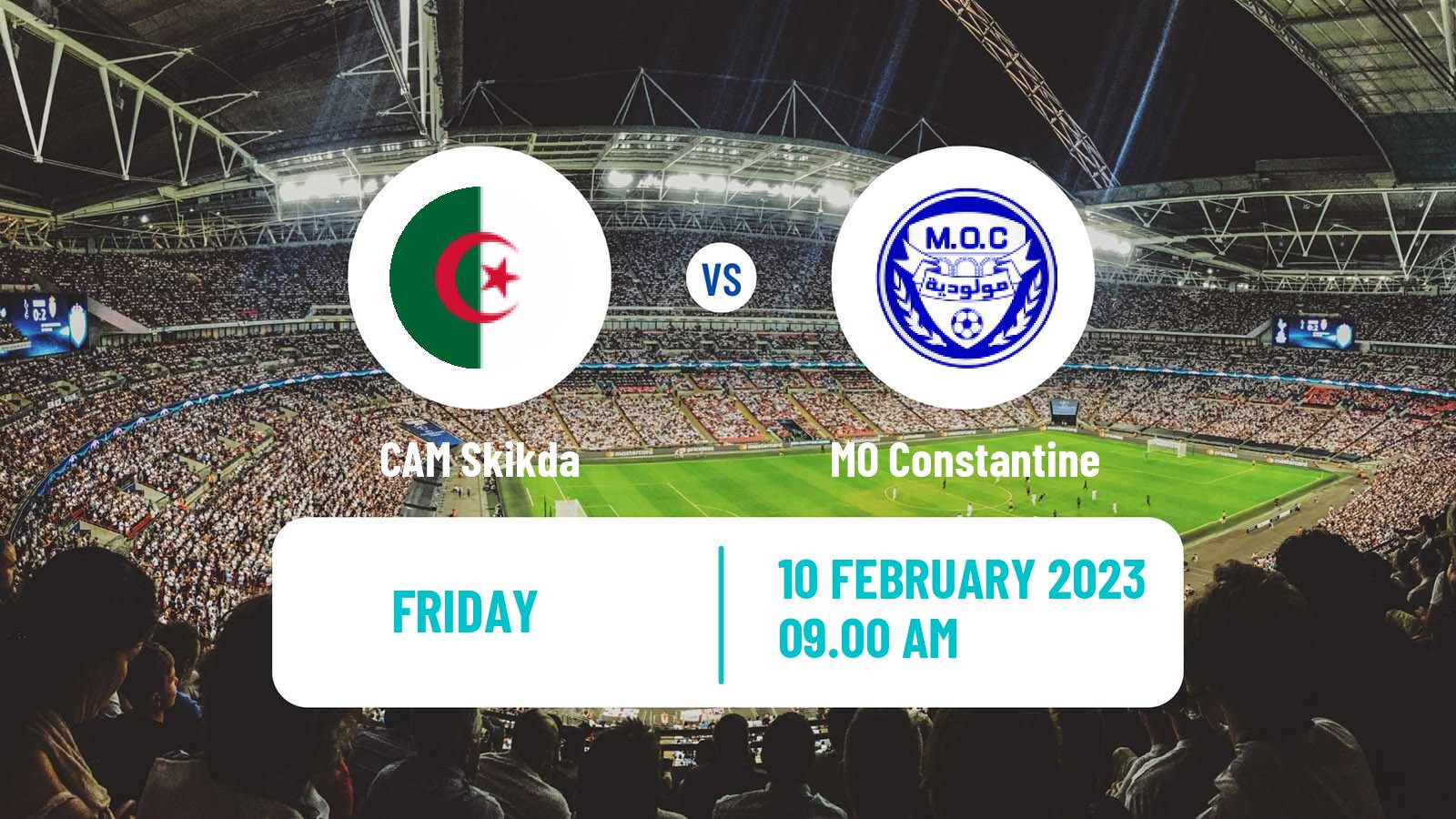 Soccer Algerian Ligue 2 Skikda - MO Constantine