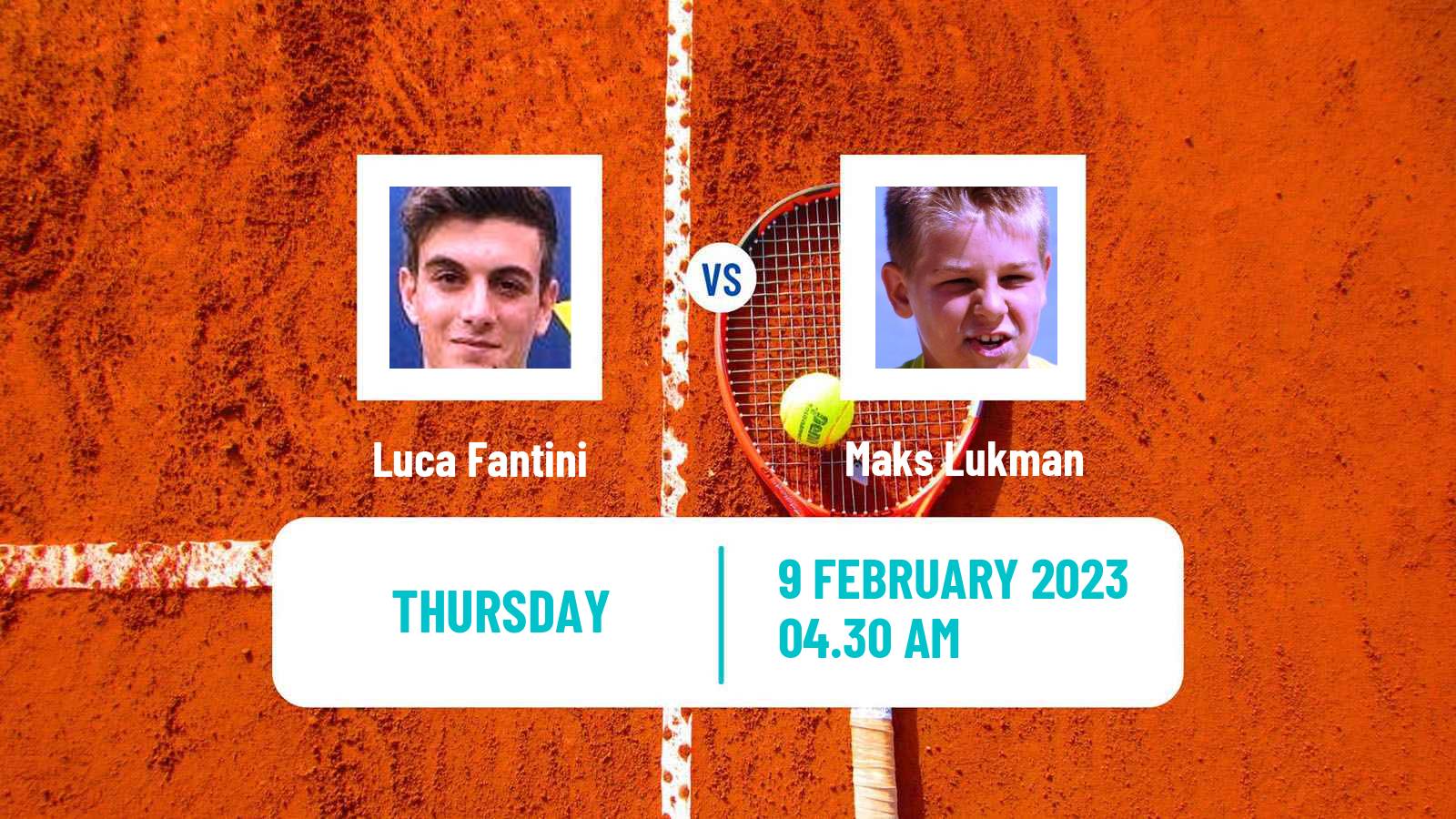 Tennis ITF Tournaments Luca Fantini - Maks Lukman