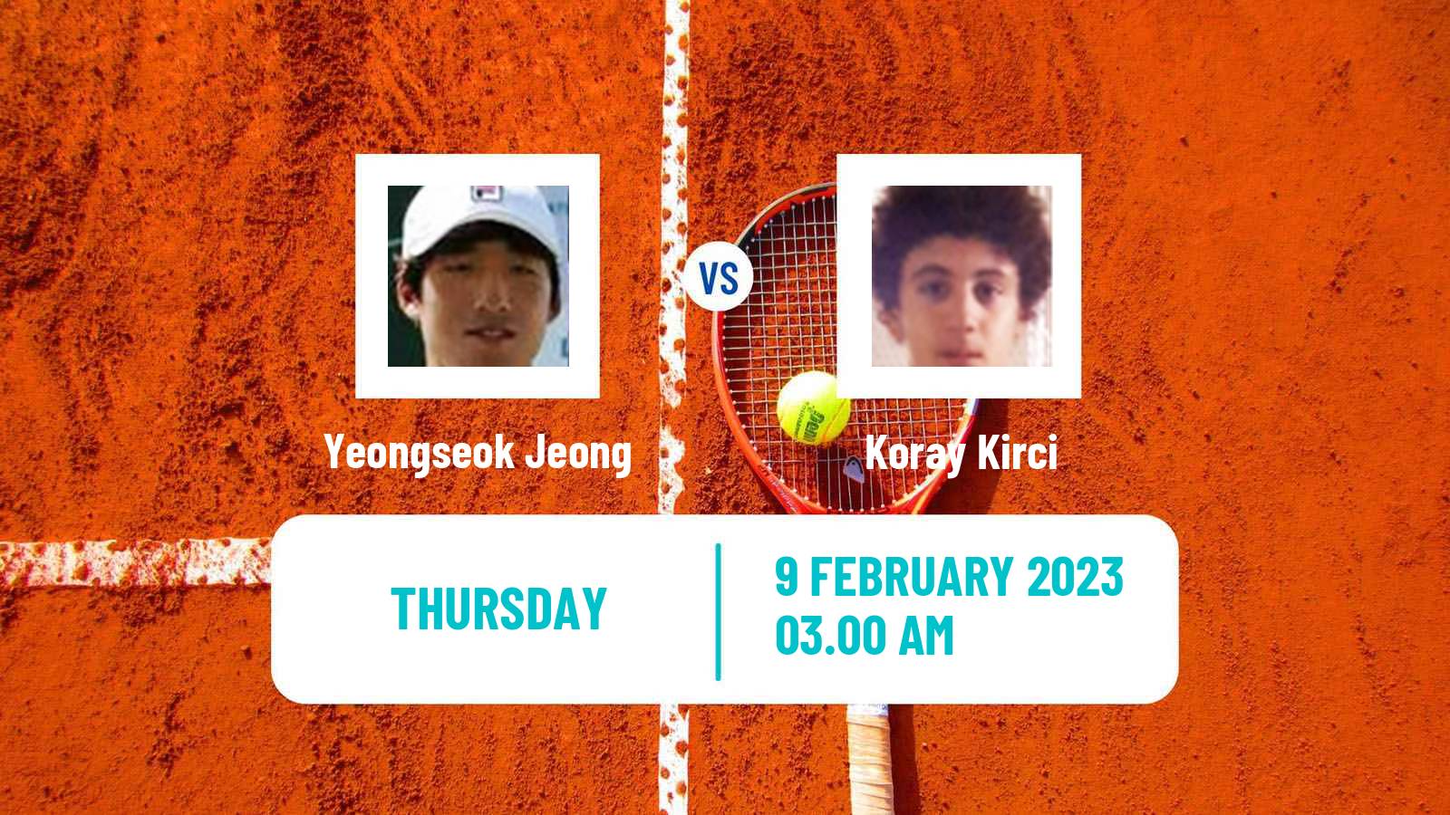 Tennis ITF Tournaments Yeongseok Jeong - Koray Kirci