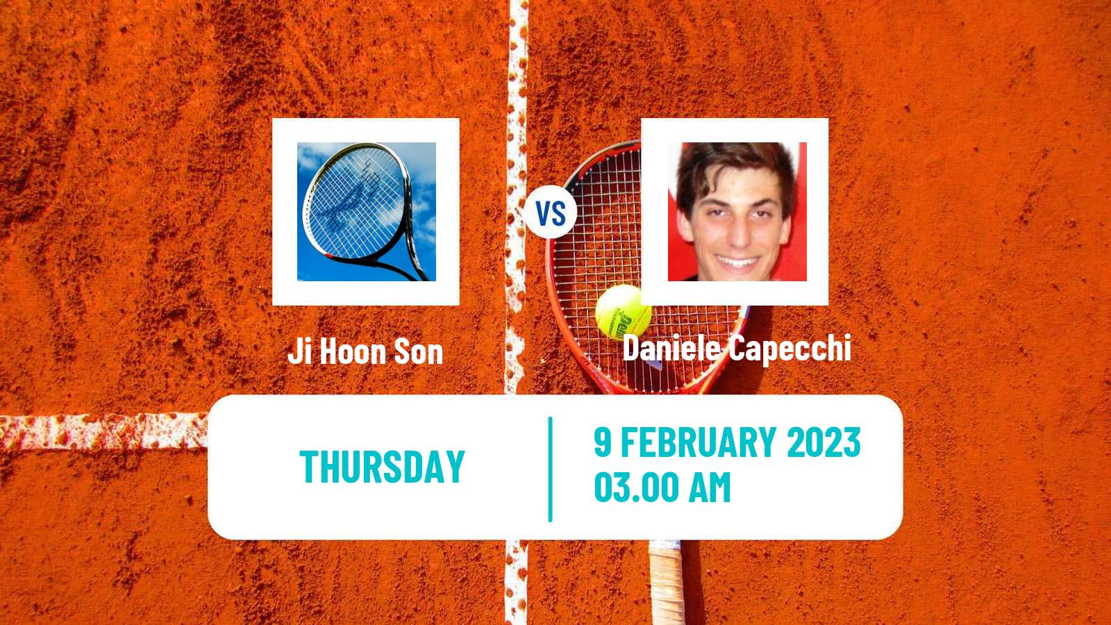Tennis ITF Tournaments Ji Hoon Son - Daniele Capecchi