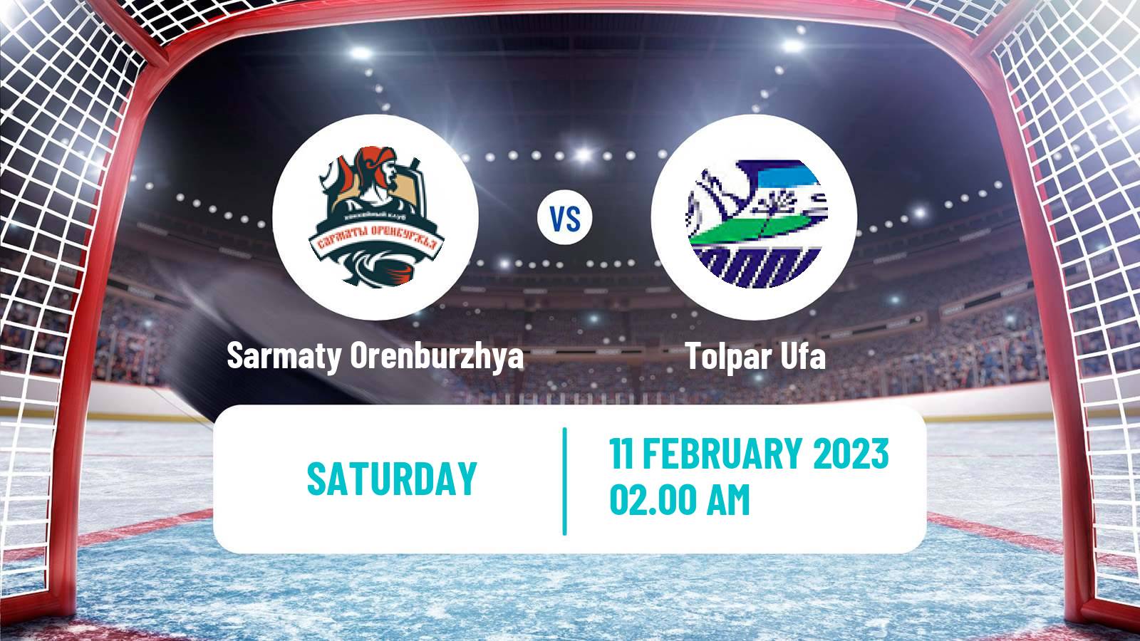 Hockey MHL Sarmaty Orenburzhya - Tolpar