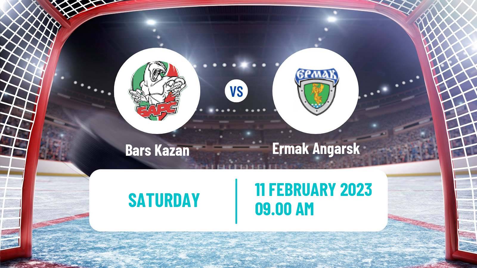 Hockey VHL Bars Kazan - Ermak Angarsk