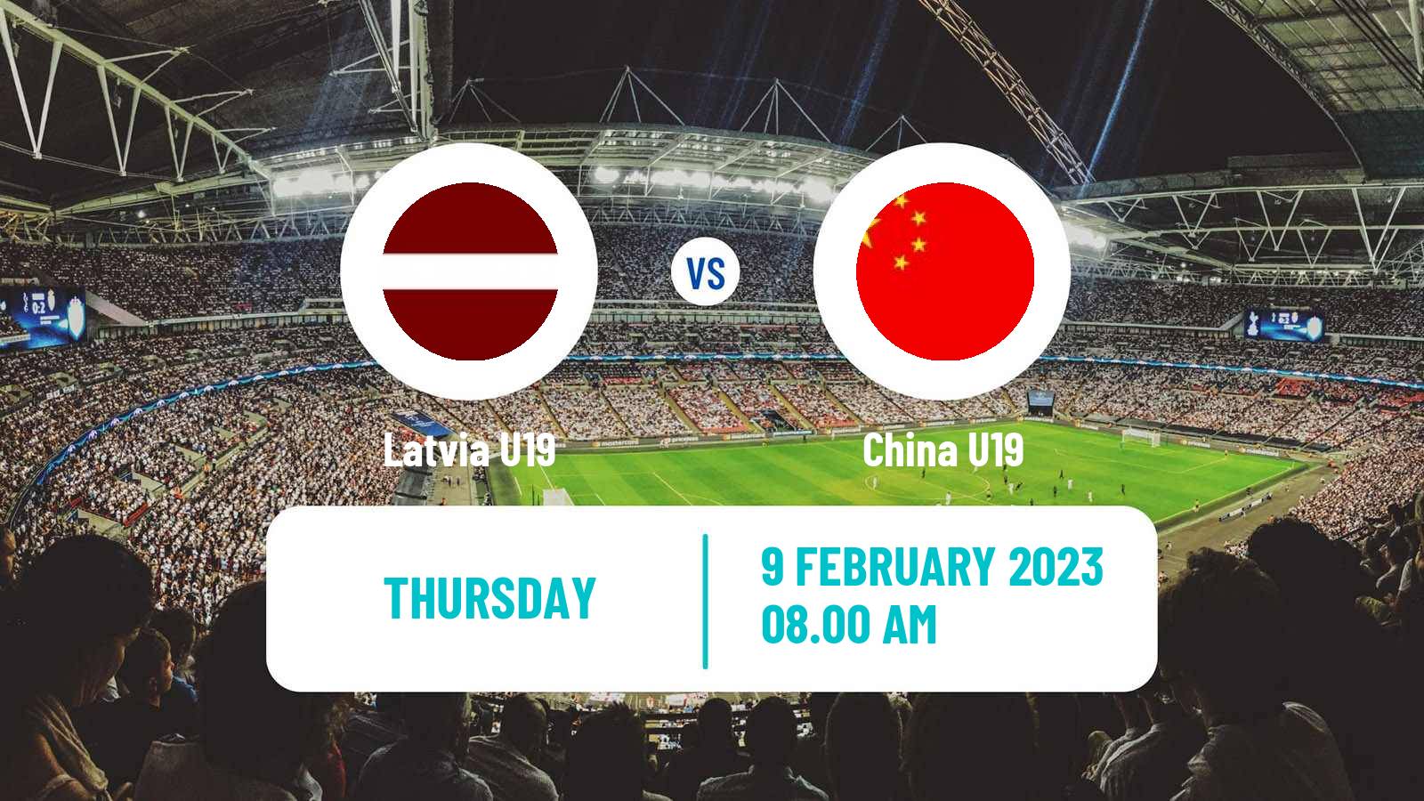 Soccer Friendly Latvia U19 - China U19