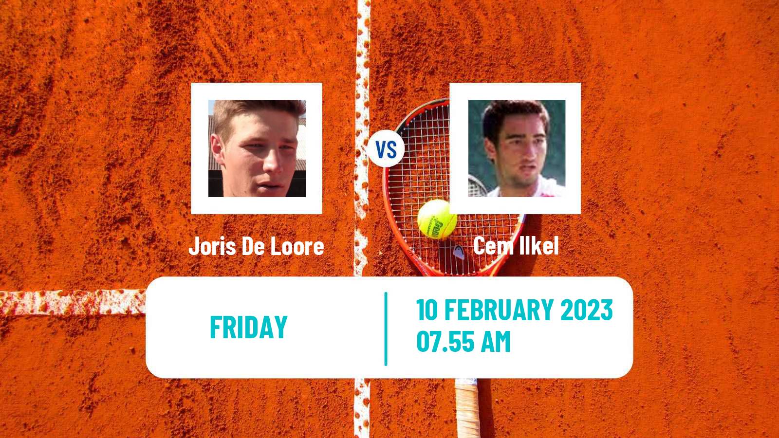Tennis ATP Challenger Joris De Loore - Cem Ilkel