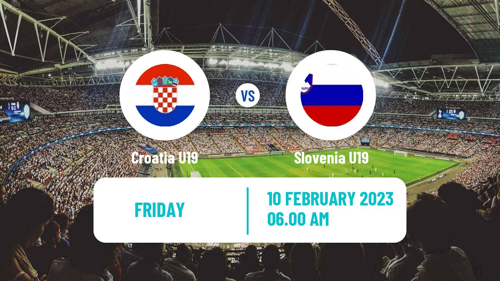 Soccer Friendly Croatia U19 - Slovenia U19