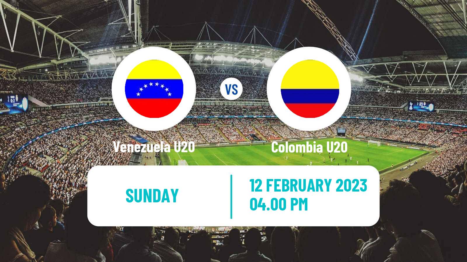 Soccer South American Championship U20 Venezuela U20 - Colombia U20