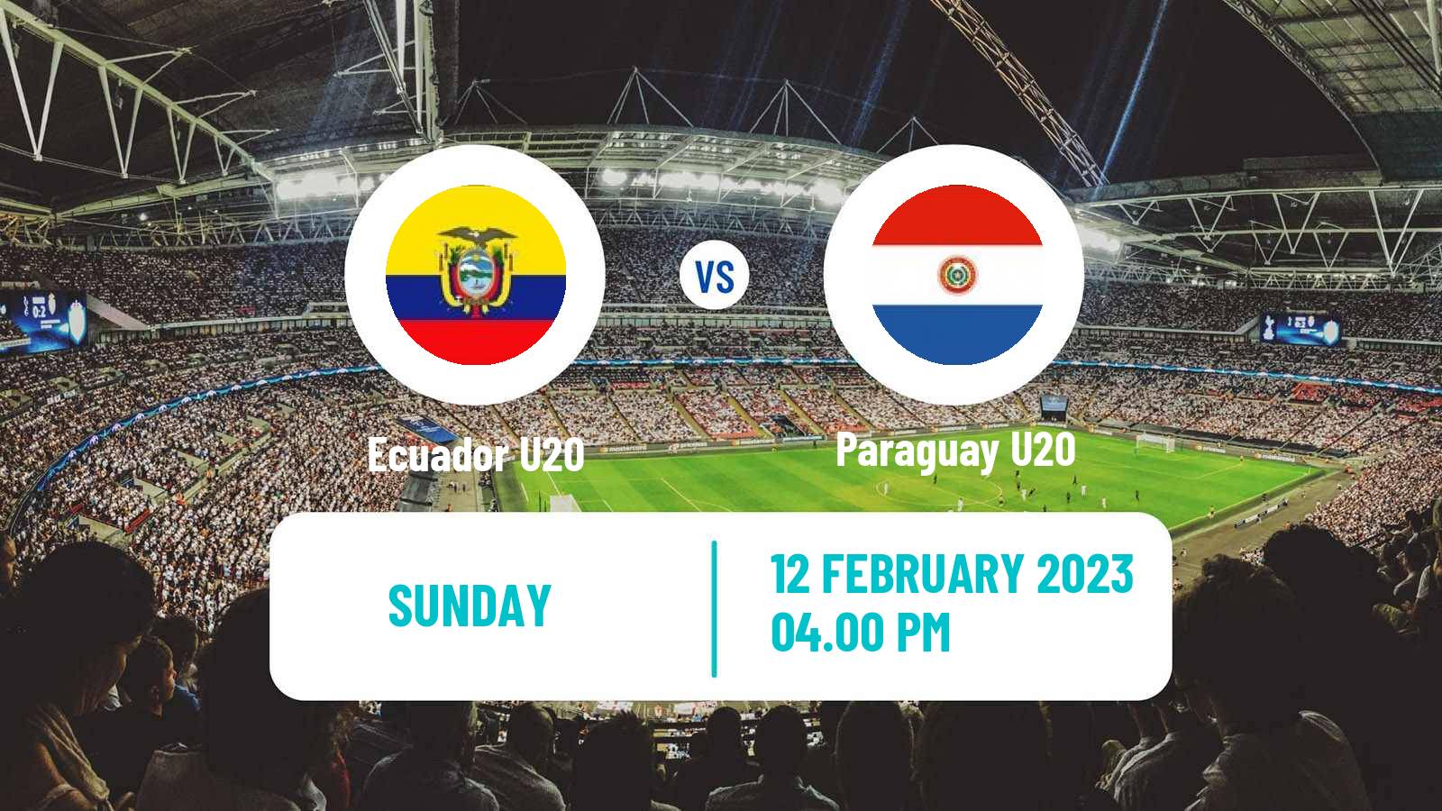 Soccer South American Championship U20 Ecuador U20 - Paraguay U20