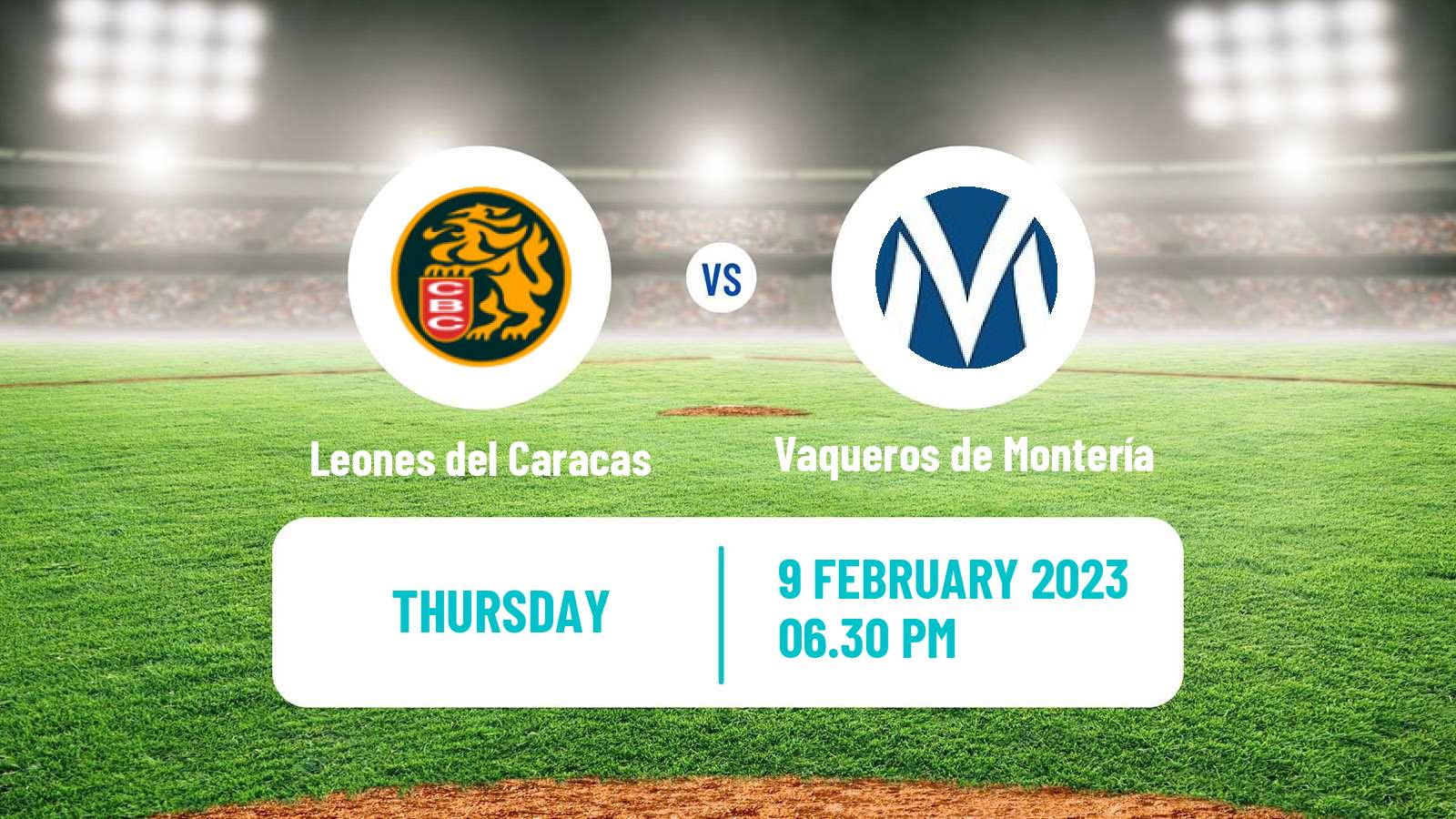 Baseball Baseball Caribbean Series Leones del Caracas - Vaqueros de Montería