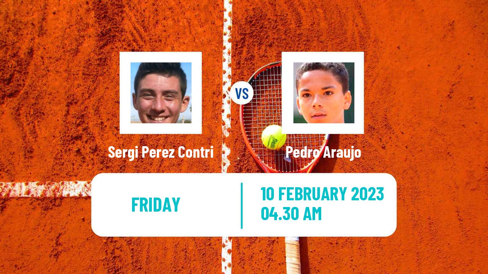 Tennis ITF Tournaments Sergi Perez Contri - Pedro Araujo
