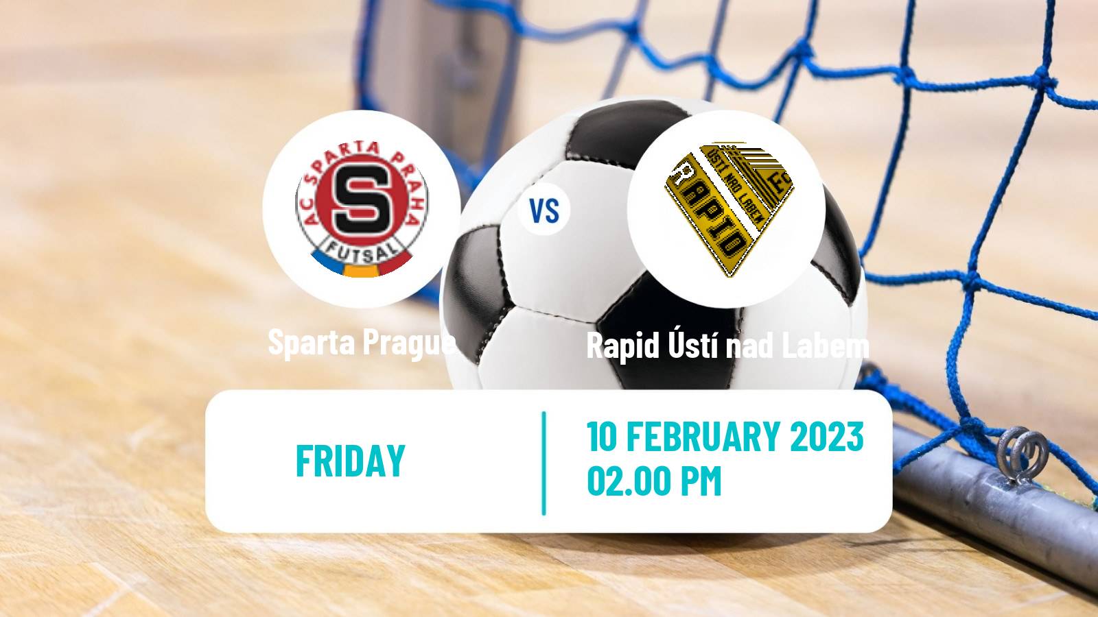 Futsal Czech 1 Futsal Liga Sparta Prague - Rapid Ústí nad Labem