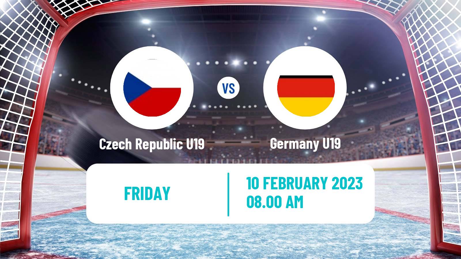 Hockey Friendly International Ice Hockey Czech Republic U19 - Germany U19