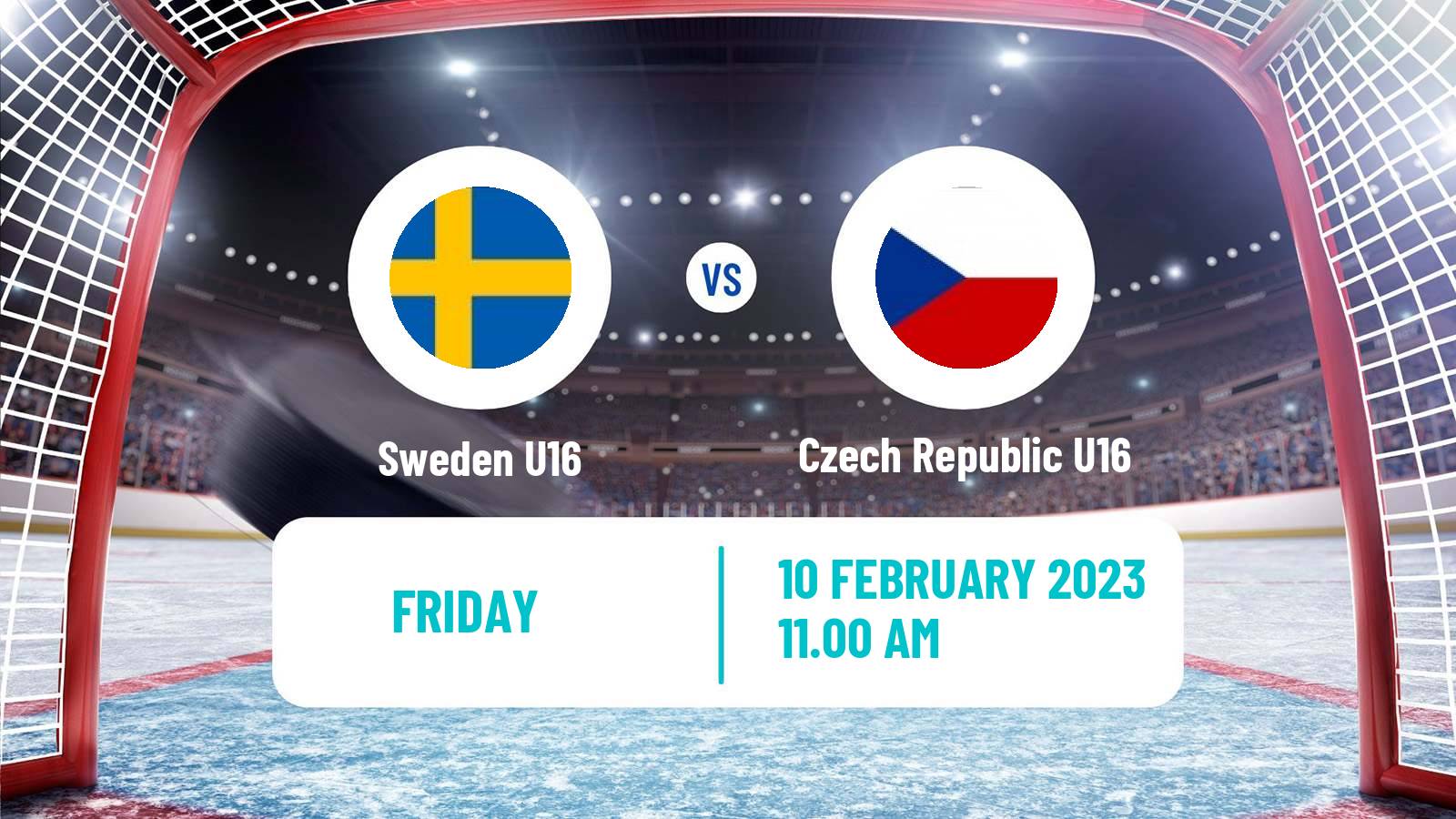 Hockey Friendly International Ice Hockey Sweden U16 - Czech Republic U16