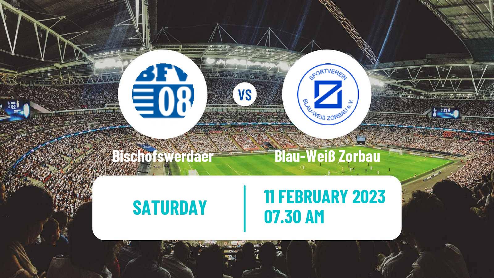 Soccer German Oberliga NOFV- Süd Bischofswerdaer - Blau-Weiß Zorbau