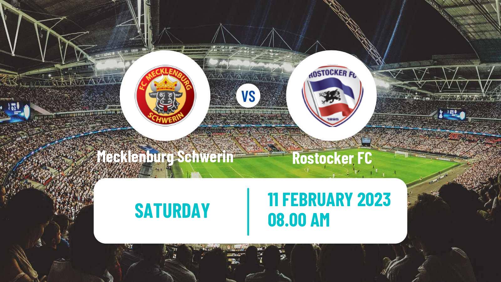 Soccer German Oberliga NOFV-Nord Mecklenburg Schwerin - Rostocker FC