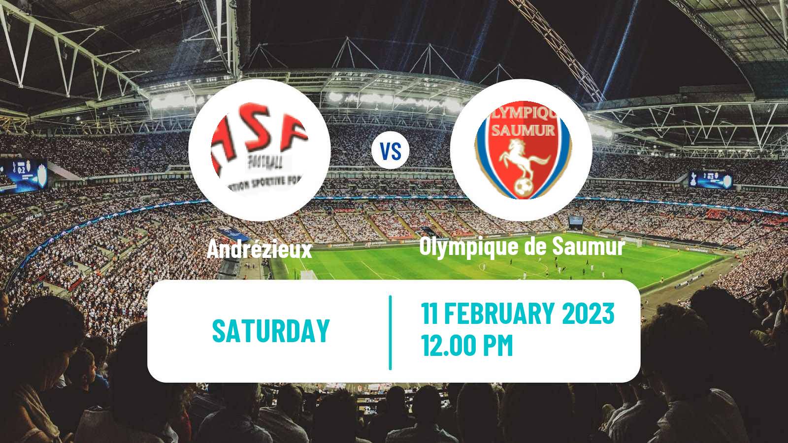 Soccer French National 2 - Group D Andrézieux - Olympique de Saumur