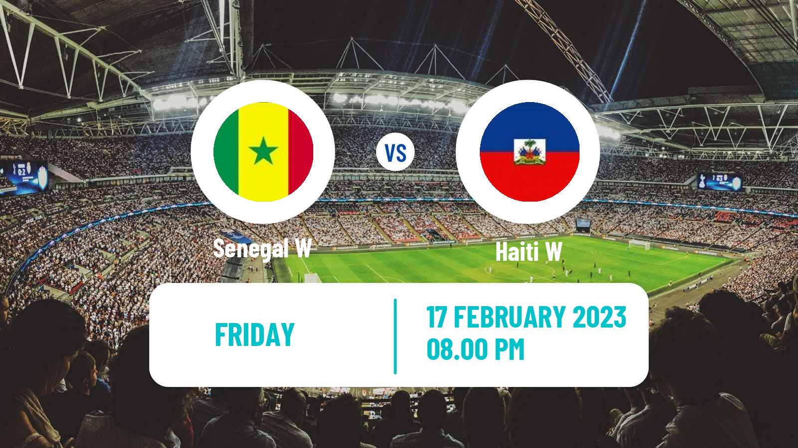Soccer FIFA World Cup Women Senegal W - Haiti W