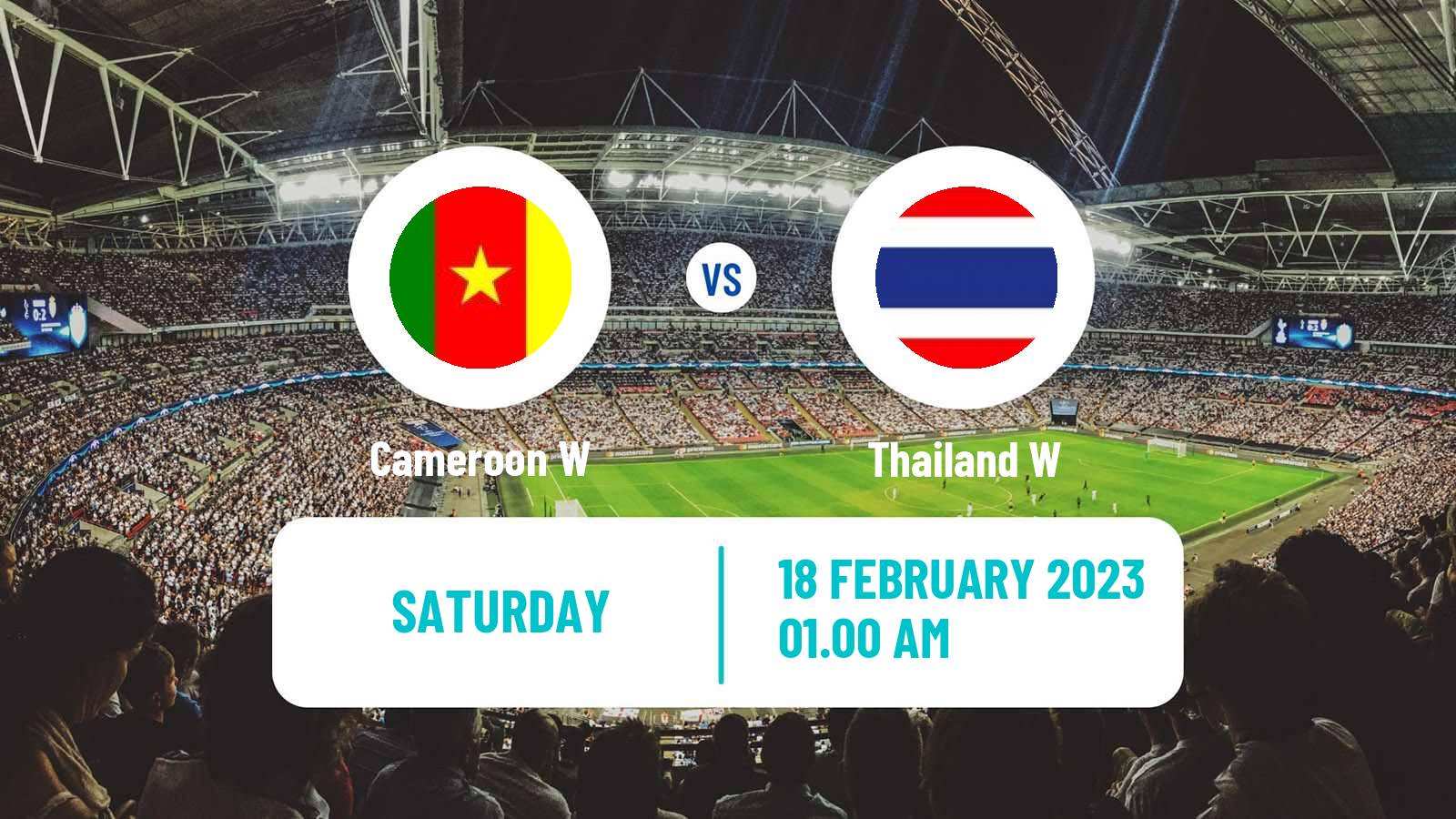 Soccer FIFA World Cup Women Cameroon W - Thailand W