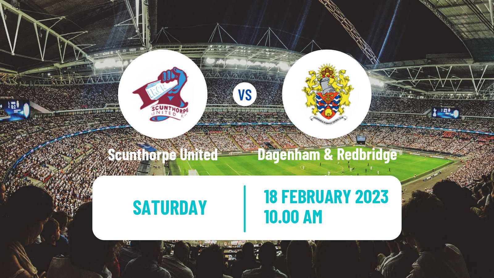 Soccer English National League Scunthorpe United - Dagenham & Redbridge