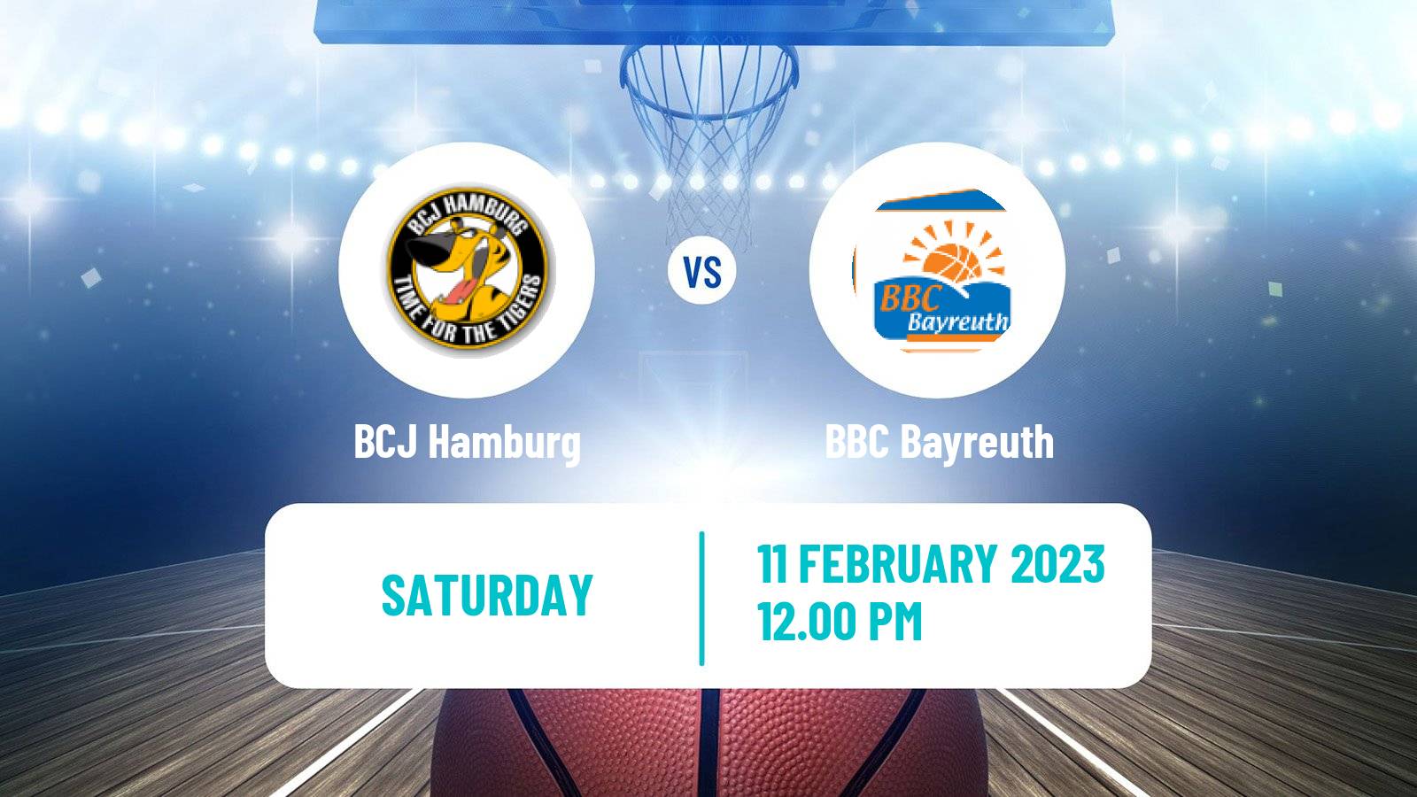 Basketball German BBL BCJ Hamburg - BBC Bayreuth
