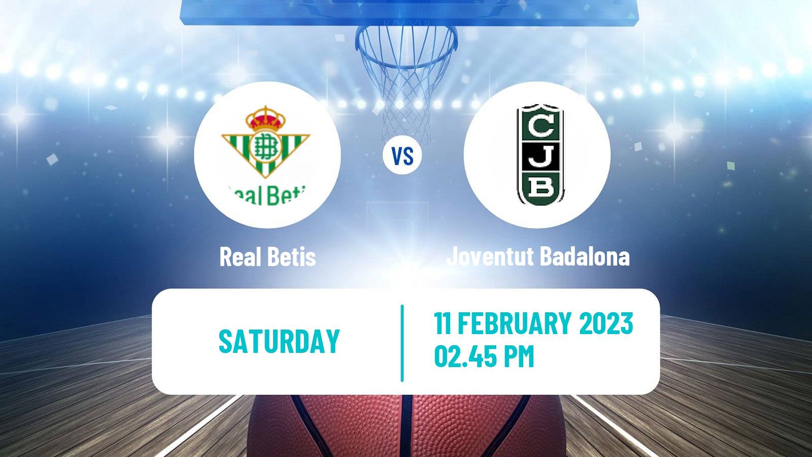 Basketball Spanish ACB League Real Betis - Joventut Badalona