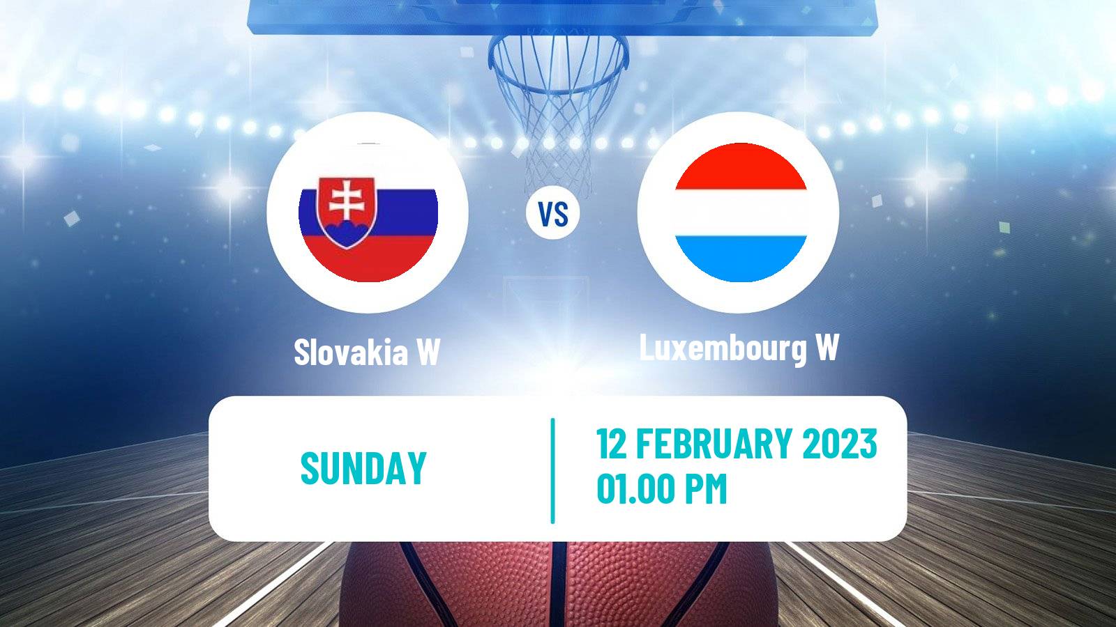 Basketball EuroBasket Women Slovakia W - Luxembourg W