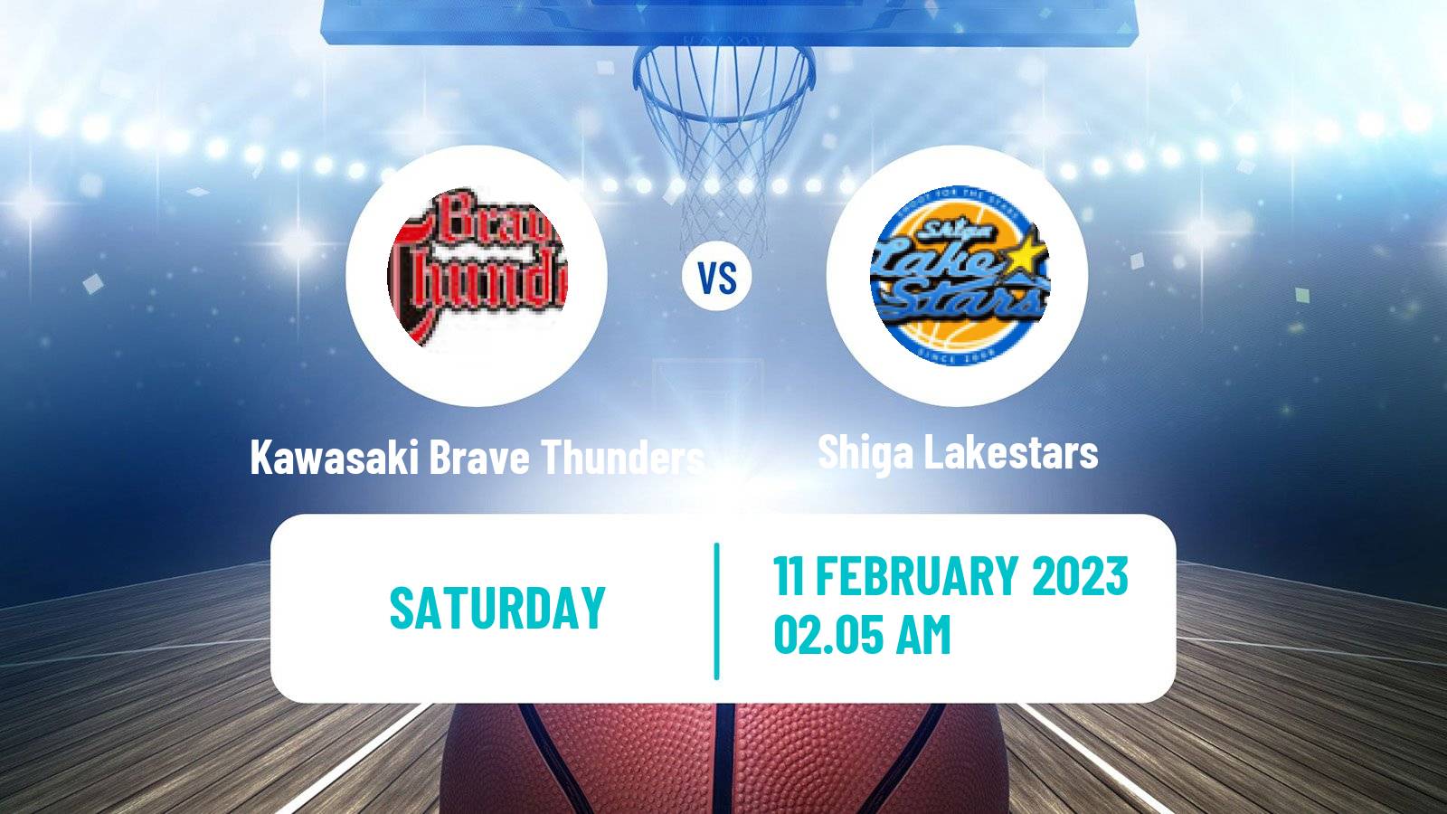 Basketball BJ League Kawasaki Brave Thunders - Shiga Lakestars