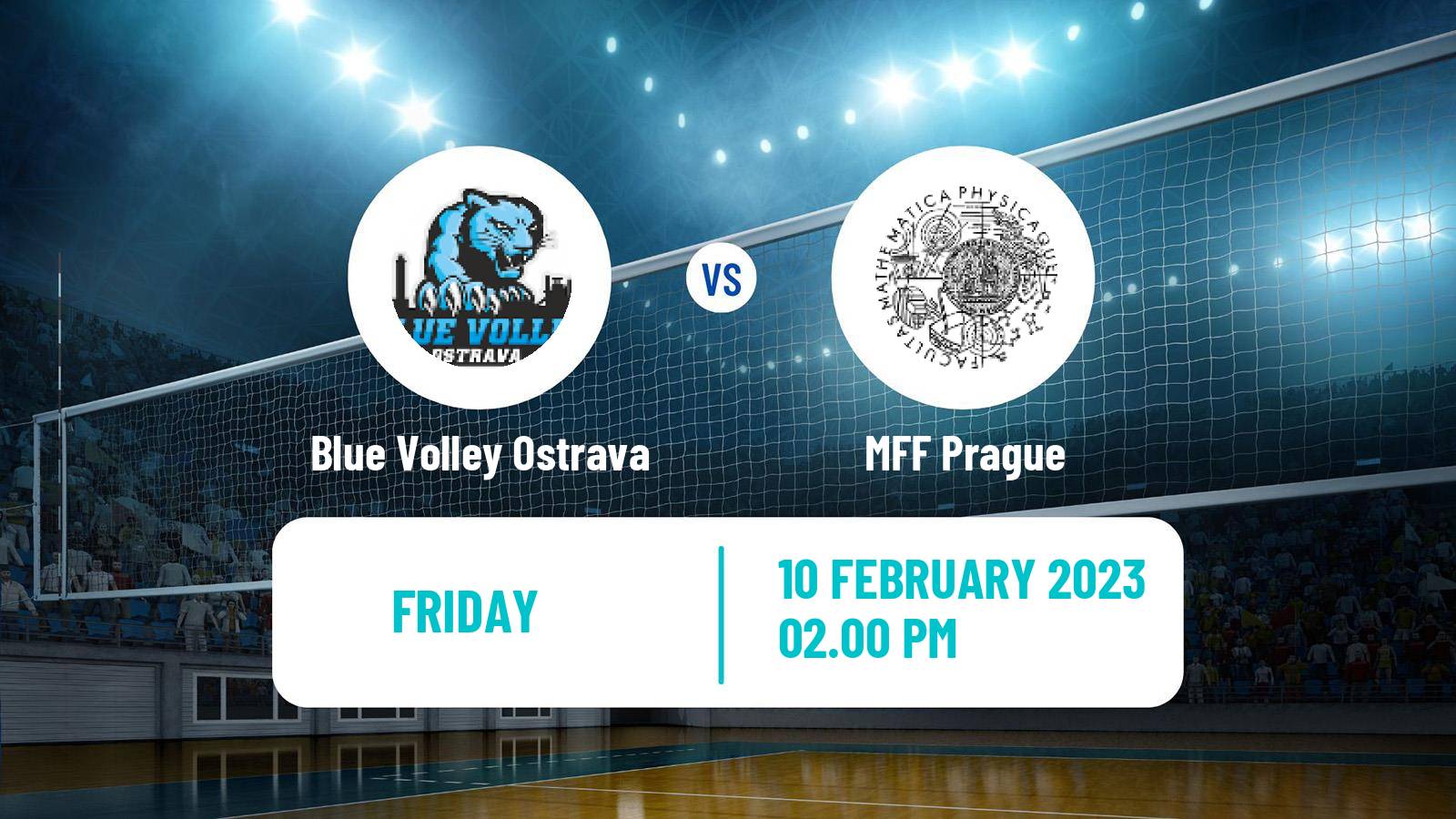 Volleyball Czech 1 Liga Volleyball Blue Volley Ostrava - MFF Prague