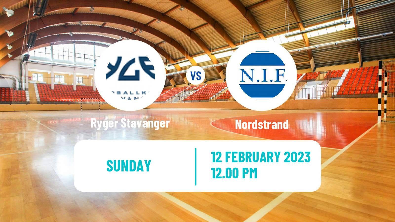 Handball Norwegian 1 Division Handball Ryger Stavanger - Nordstrand