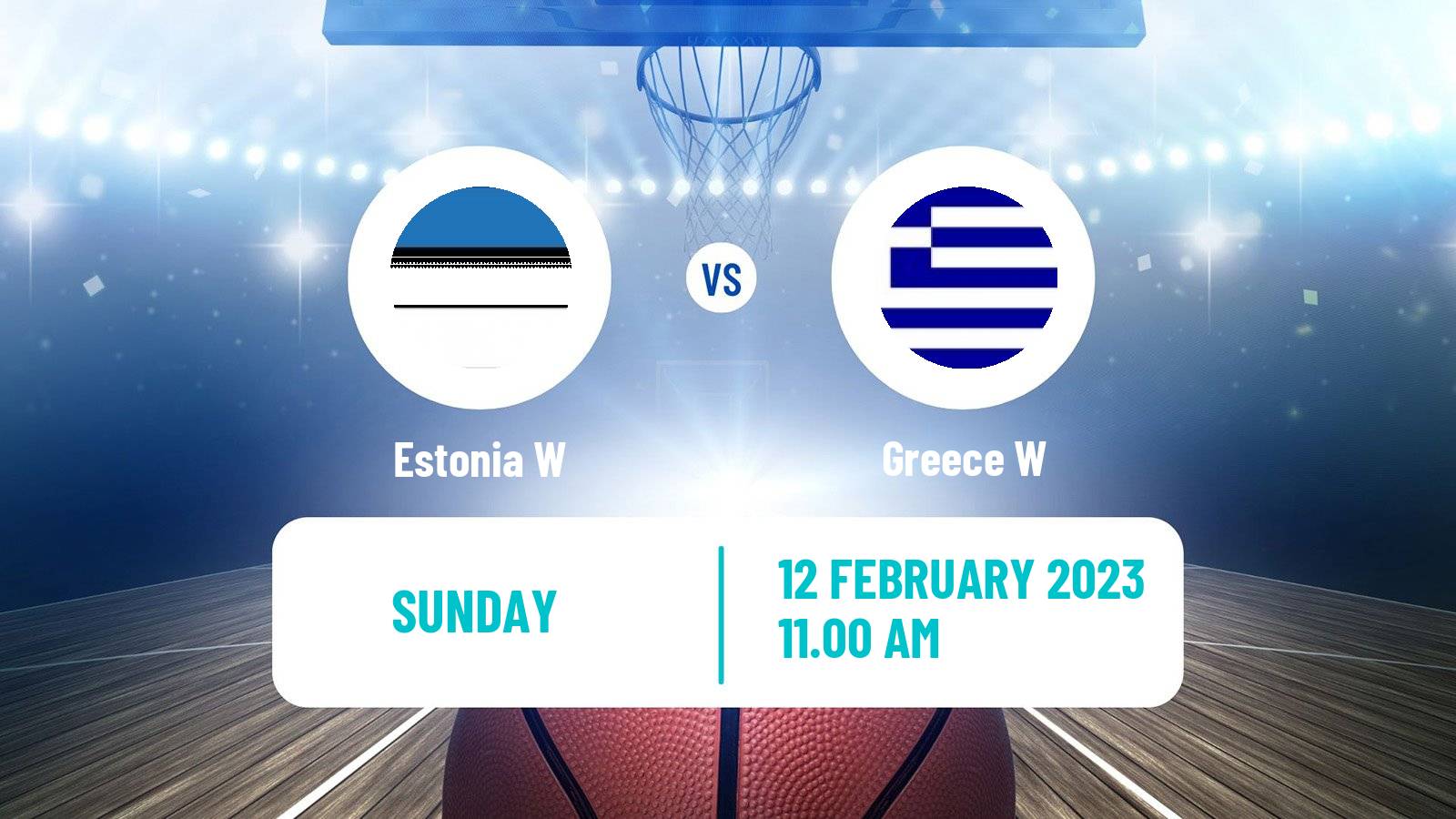 Basketball EuroBasket Women Estonia W - Greece W