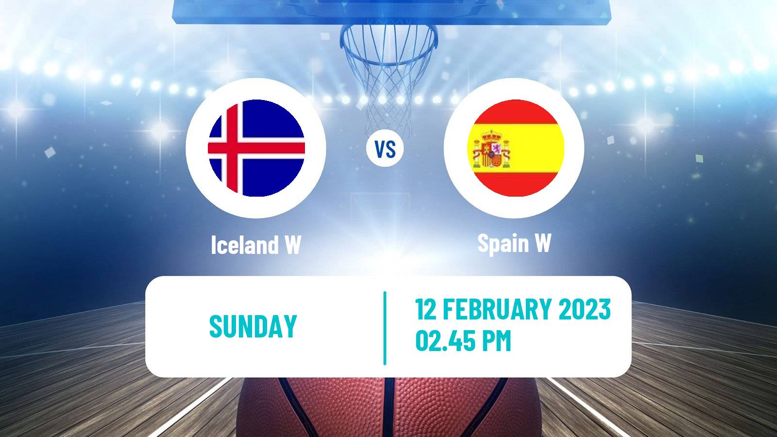 Basketball EuroBasket Women Iceland W - Spain W
