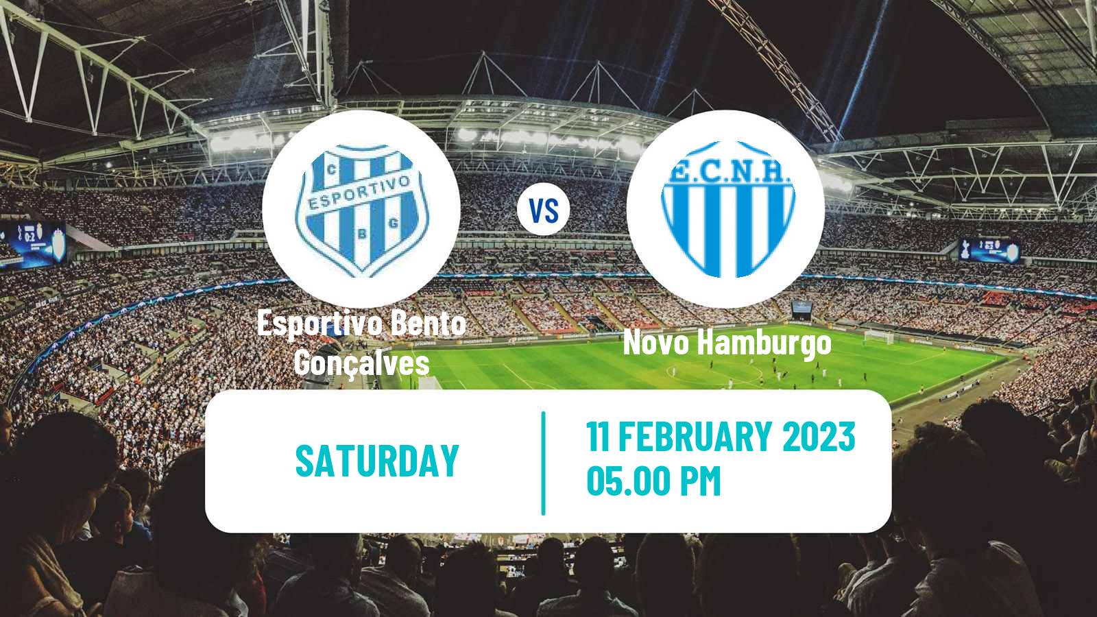 Soccer Brazilian Campeonato Gaucho Esportivo Bento Gonçalves - Novo Hamburgo