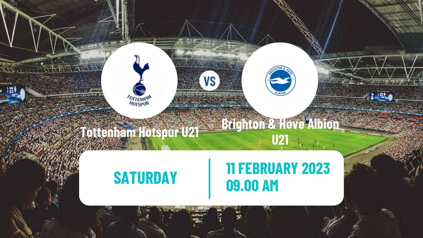 Soccer English Premier League 2 Tottenham Hotspur U21 - Brighton & Hove Albion U21